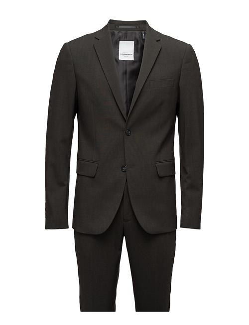 Se Lindbergh Plain Mens Suit - Normal Lenght Lindbergh Green ved Booztlet