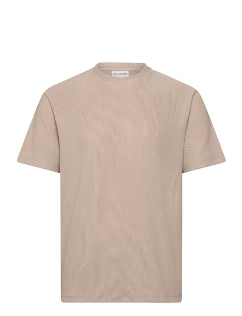 Selected Homme Slhrelax-Plisse Tee Ex Selected Homme Beige