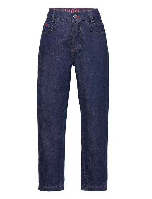 Se Hugo Kids Denim Trousers Hugo Kids Blue ved Booztlet