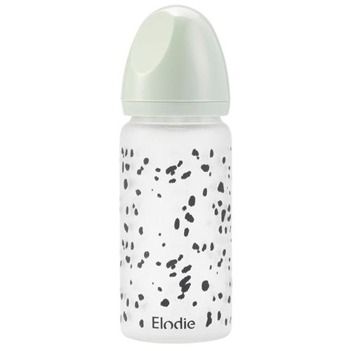 Se Elodie Sutteflaske Dalmatian Dots | Hvid | 0-3 ved Babyshop