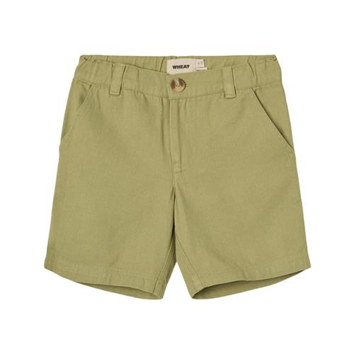 Se Wheat Mogens Chinoshorts Sage | Grønn | 98 cm ved Babyshop