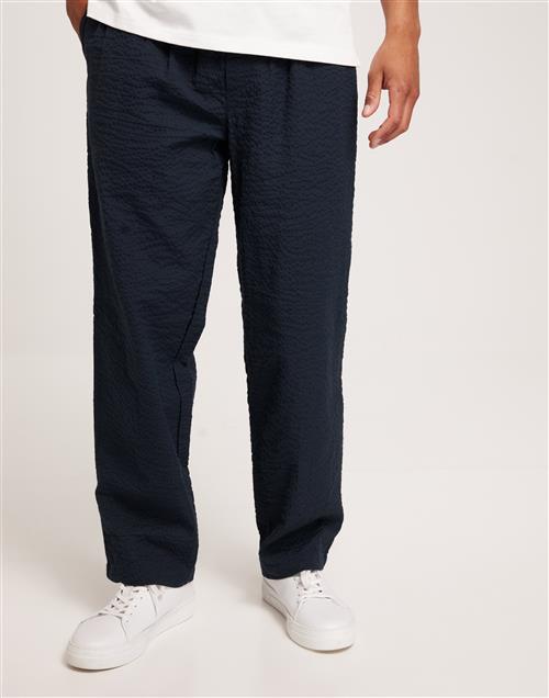 Jack & Jones Jpstbill Aydan Seersucker Jjjogger Slacks Blå