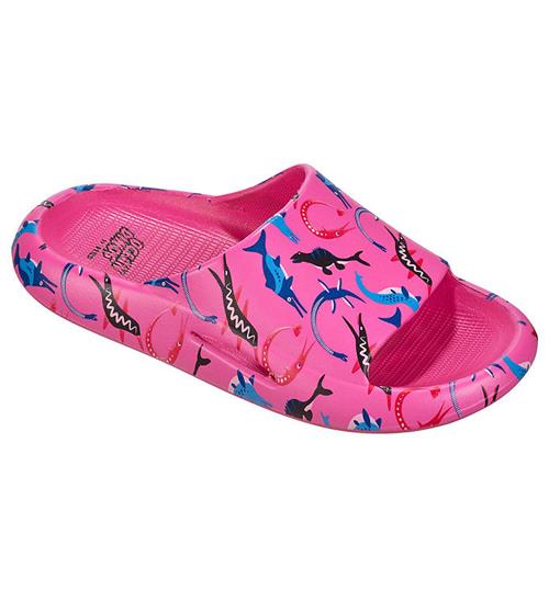 Se BECO BECO Badesandaler - Ocean Dinos - Pink ved KidsWorld