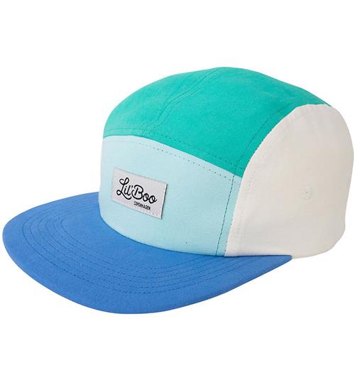 Lil' Boo Copenhagen Kasket - Block Ocean 5 - Green/Blue/White