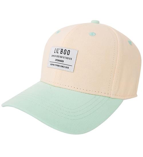 Lil' Boo Copenhagen Kasket - Organic Block Snapback - Peach/Mint