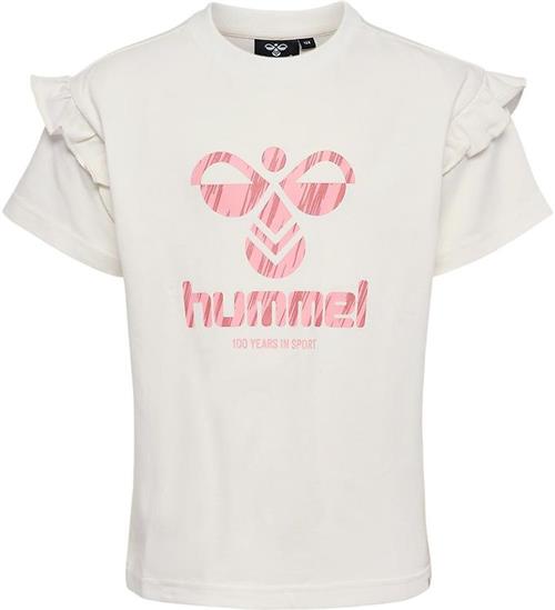 Se Hummel Hummel T-shirt - hmlEllie - Marshmallow ved KidsWorld