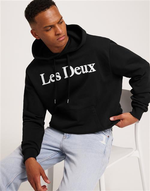 Les Deux Charles hoodie Hoodies Black/White