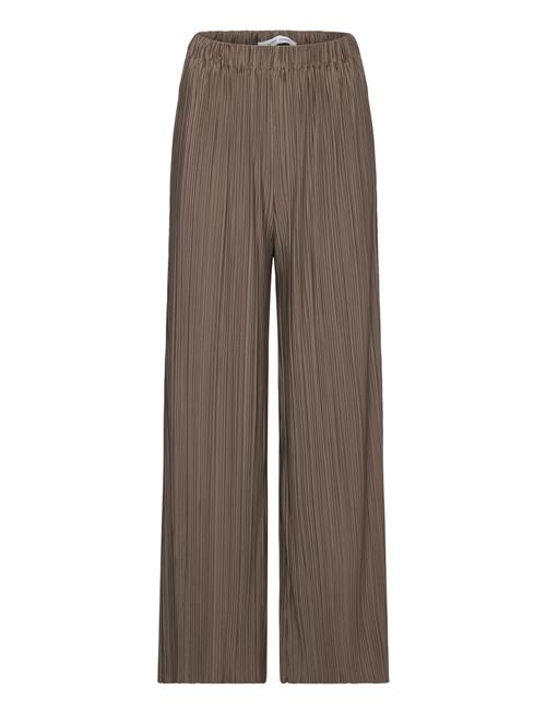 Se Samsøe Samsøe Uma Trousers 10167 Samsøe Samsøe Brown ved Booztlet