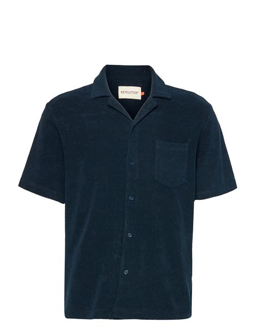 Revolution Terry Cuban Shirt Revolution Blue