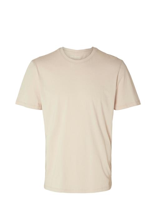 Selected Homme Slhaspen Mini Str Ss O-Neck Tee Noos Selected Homme Cream