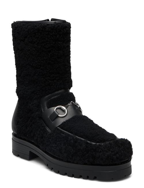 Apair Teddy Boot W/Buckle Apair Black