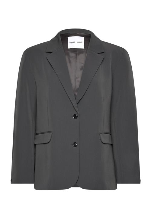 Se Samsøe Samsøe Ramona Blazer 14596 Samsøe Samsøe Grey ved Booztlet