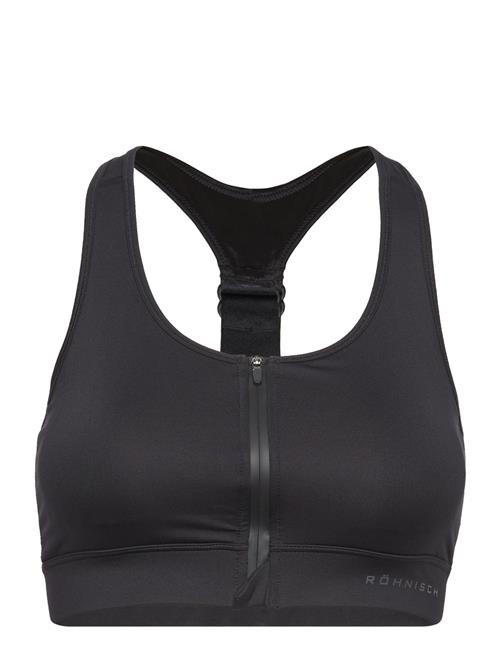 Se Röhnisch Front Zip Sportsbra Röhnisch Black ved Booztlet