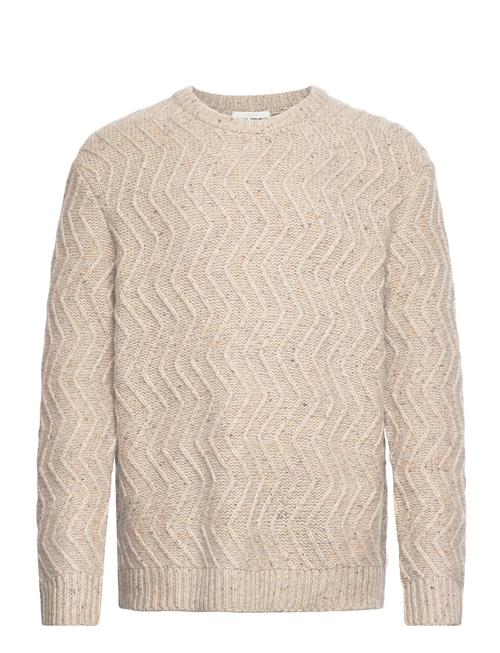 Se Enkel Studio Esflen Ls Crewneck Knit M Enkel Studio Cream ved Booztlet