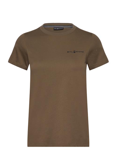 Se Sail Racing W Gale Logo Tee Sail Racing Khaki ved Booztlet