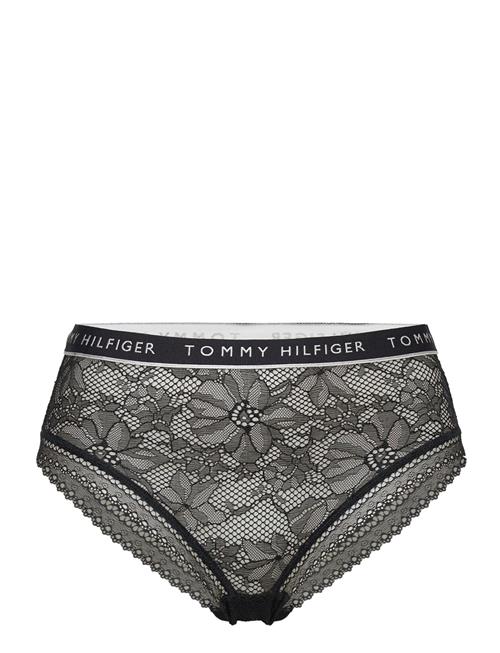 Se Tommy Hilfiger High Waist Bikini Tommy Hilfiger Black ved Booztlet