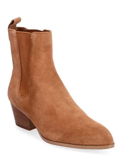 Se Michael Kors Kinlee Bootie Michael Kors Beige ved Booztlet