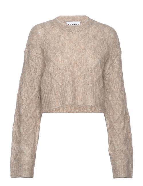 REMAIN Birger Christensen Knit Melange Sweater REMAIN Birger Christensen Beige