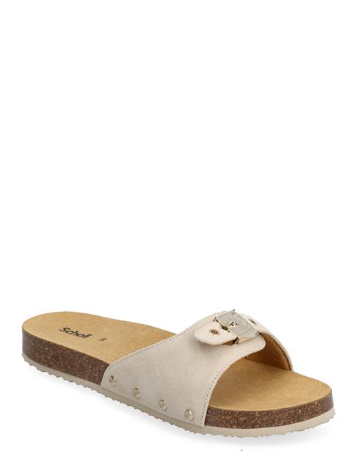 Scholl Sl Pescura Margot Suede Scholl Cream