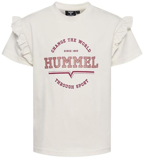 Se Hummel Hummel T-shirt - hmlViolet - Marshmallow ved KidsWorld