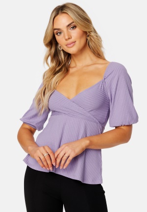 Se Happy Holly Mabel top Lilac 32/34 ved Bubbleroom