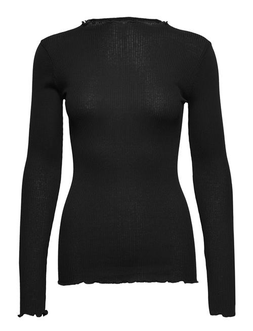 Se Rosemunde Silk T-Shirt Rosemunde Black ved Booztlet