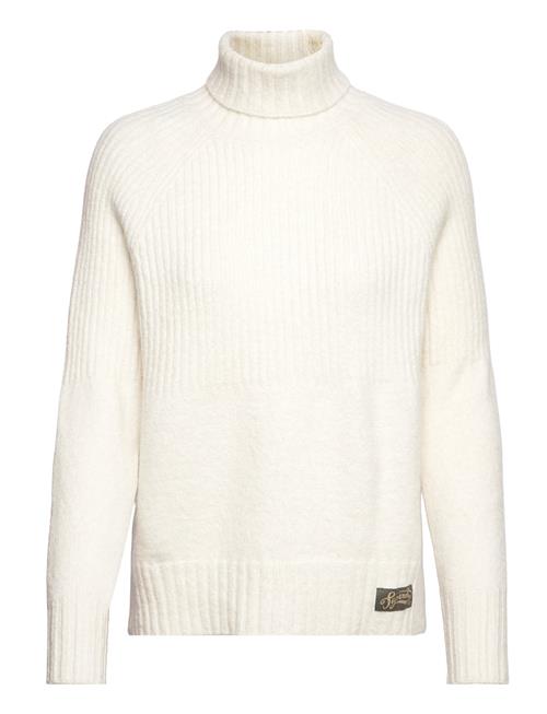 Superdry Essential Rib Knit Jumper Superdry White