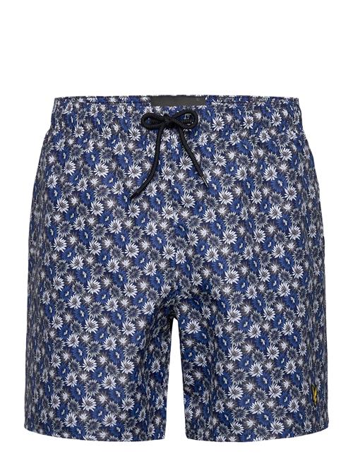 Floral Print Resort Swim Shorts Lyle & Scott Navy