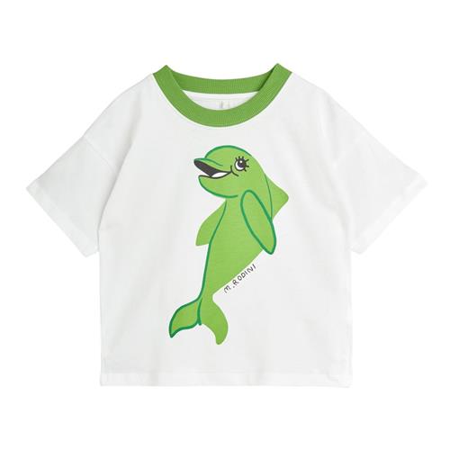 Mini Rodini GOTS Dolphin T-shirt Hvid | Hvid | 80/86 cm