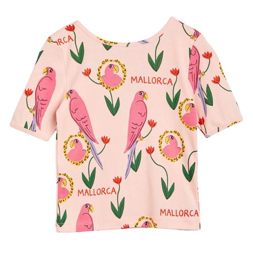 Mini Rodini GOTS Parrots Ballet T-shirt Lyserød | Lyserød | 104/110 cm