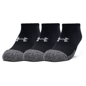 Under Armour Strømper 3P HeatGear No Show Sock Sort Str 46/48