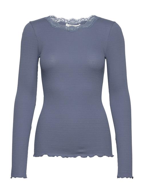 Rosemunde Organic T-Shirt W/ Lace Rosemunde Blue