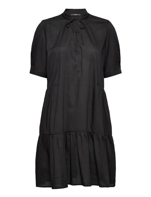 Esprit Collection Flounced Dress With Lenzing™ Ecovero™ Esprit Collection Black