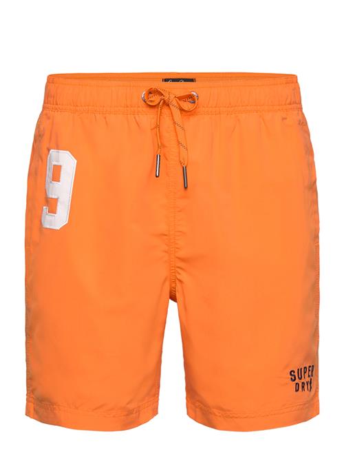 Superdry Vintage Polo 17Inch Swim Short Superdry Orange