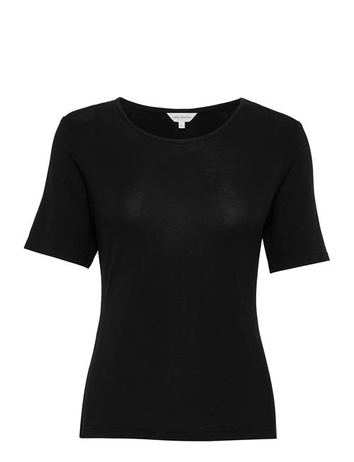 Se Lady Avenue Bamboo - T-Shirt With Short Sleeve Lady Avenue Black ved Booztlet