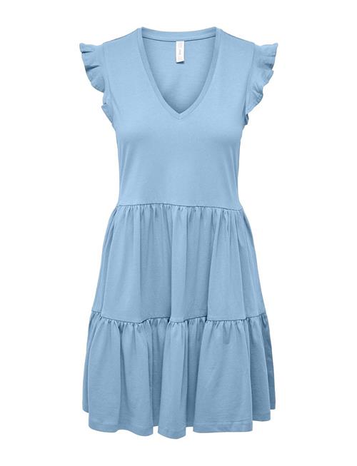 ONLY Onlmay Cap Sleev Fril Dress Jrs Noos ONLY Blue