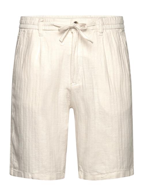 Lindbergh Linen Blend Herringb Short Lindbergh White