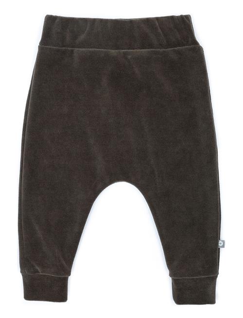 Smallstuff Pants Velour, Dark Mole Smallstuff Black