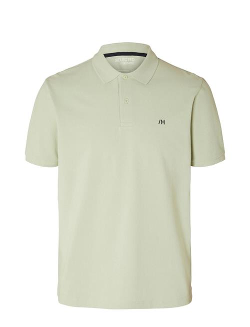 Se Selected Homme Slhdante Ss Polo Noos Selected Homme Green ved Booztlet