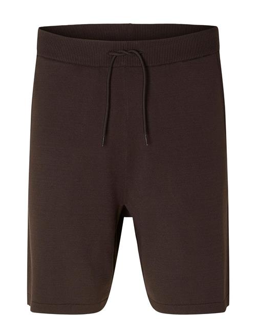 Selected Homme Slhteller Knit Shorts W Selected Homme Brown