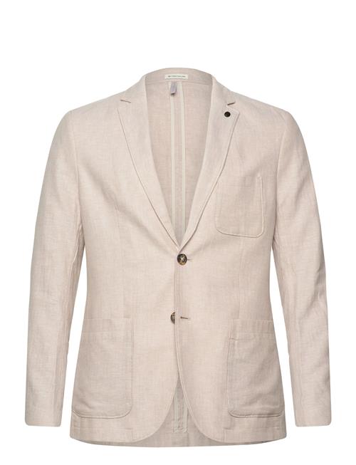 Tom Tailor Cotton Linen Blazer Tom Tailor Beige