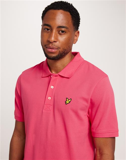 Lyle & Scott Plain Polo Shirt Kortærmede poloer Pink