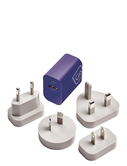 Se Go Travel Worldwide Usb-A & Usb-C Charger Go Travel Blue ved Booztlet