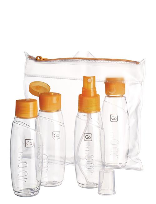 Se Go Travel Cabin Bottle Set Go Travel Orange ved Booztlet