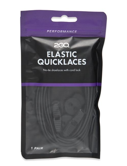 Se 2GO 2Go Elastic Quicklaces 980 2GO Black ved Booztlet