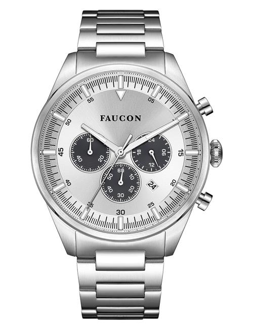 Se Faucon Faucon Chrono Faucon Silver ved Booztlet