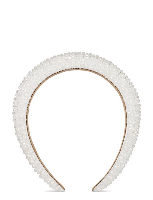 Mixed Pearl Headband SUI AVA White