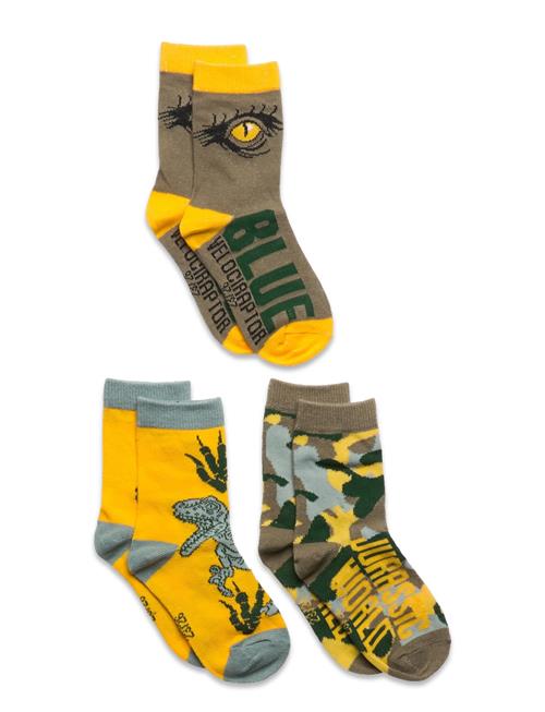 Sun City Jurassic Park Socks Sun City Jurassic Park Yellow