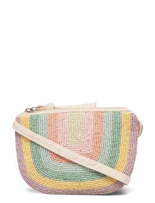 Mango Rainbow Beaded Bag Mango Beige