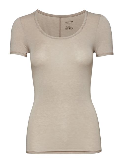 Se Schiesser Shirt 1/2 Schiesser Beige ved Booztlet